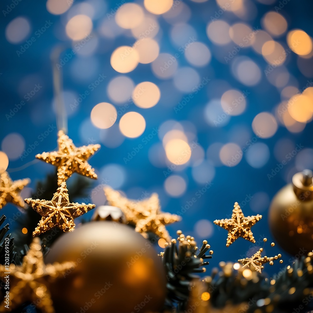 christmas background with golden baubles christmas background with golden baubles