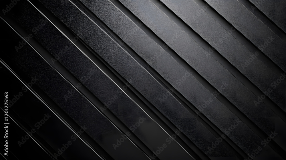 Obraz premium Black white dark gray abstract background. Geometric pattern shape. Line triangle polygon angle. Gradient. Shadow. Matte. 3d effect. Rough grain grungy. Design. Template. Presentation.