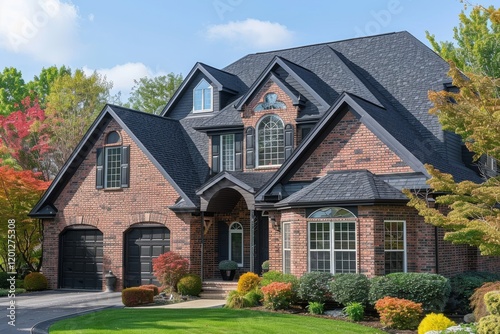 Wallpaper Mural Roof and style: focus on the architectural detail of the house Torontodigital.ca