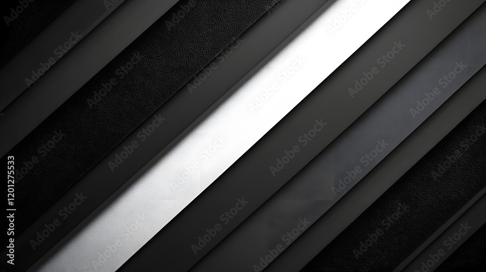 Obraz premium Black white dark gray abstract background. Geometric pattern shape. Line triangle polygon angle. Gradient. Shadow. Matte. 3d effect. Rough grain grungy. Design. Template. Presentation.