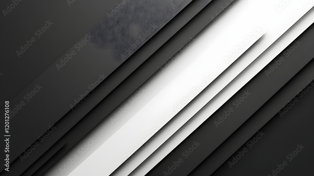 Obraz premium Black white dark gray abstract background. Geometric pattern shape. Line triangle polygon angle. Gradient. Shadow. Matte. 3d effect. Rough grain grungy. Design. Template. Presentation.