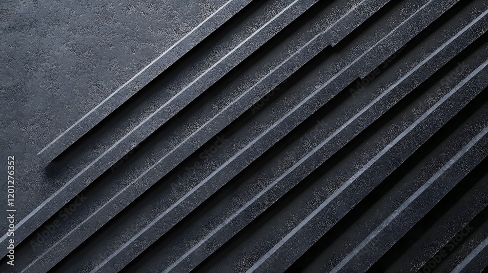 Obraz premium Black white dark gray abstract background. Geometric pattern shape. Line triangle polygon angle. Gradient. Shadow. Matte. 3d effect. Rough grain grungy. Design. Template. Presentation.