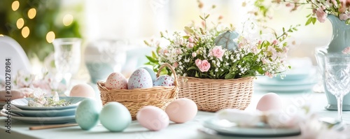 Festive Easter Table Setting