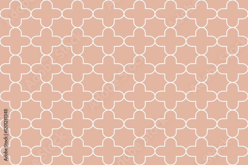 The Trellis pattern is characterized by the intricately assembled patterns of various lines. The observable characteristic is the pattern that is woven diagonally, intersecting into square shapes acro