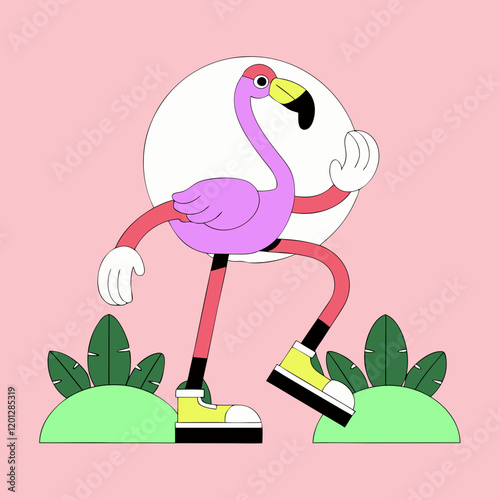 flamingo full body 