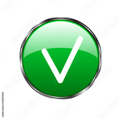 Web button vector icon on white background