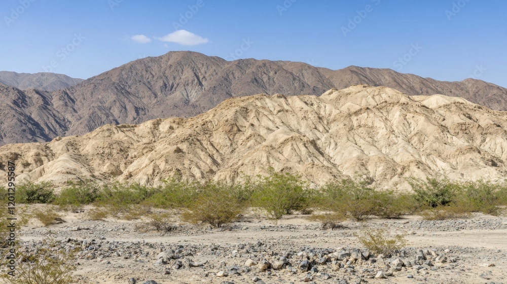 Awe-Inspiring Desert Mountain Scenery: A Breathtaking View of Majestic Mountain Ranges and Dry Canyon Views. Awe-Inspiring Desert Mountain Scenery: A Breathtaking View of Majestic Mountain Ranges and Dry Canyon Views.