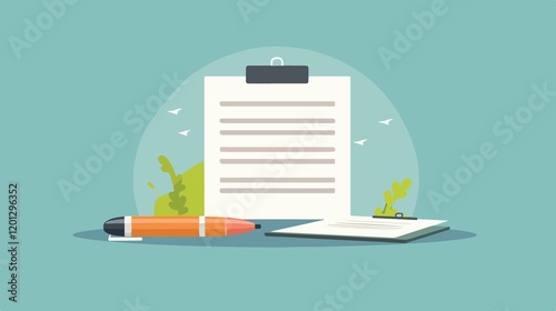 Professional Insurance Policy Vector Illustration
