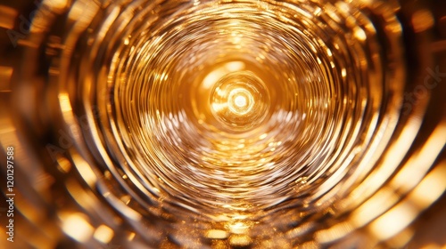 Wallpaper Mural A close-up of a filament inside a glowing incandescent bulb with soft golden light Torontodigital.ca