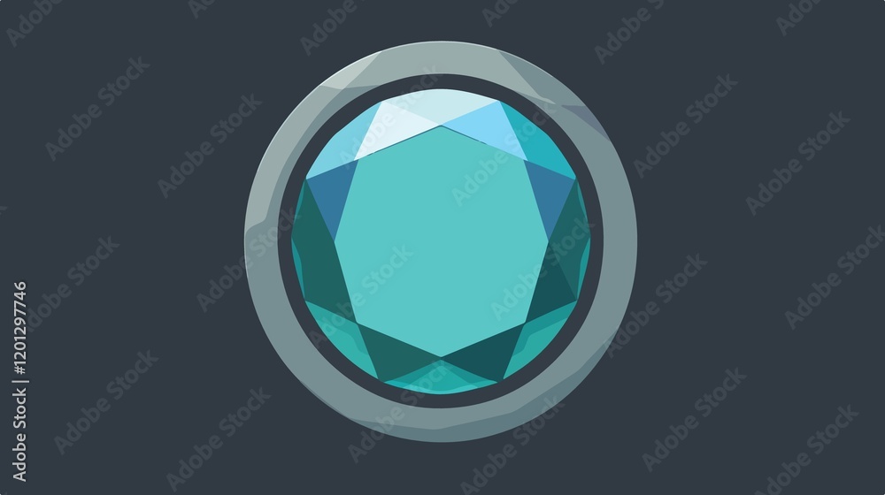 Blue Oval Sapphire Gem Flat Icon for Apps and Websites Blue Oval Sapphire Gem Flat Icon for Apps and Websites