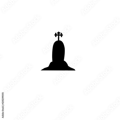 Cemetery tombstone Icon