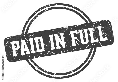 paid in full stamp