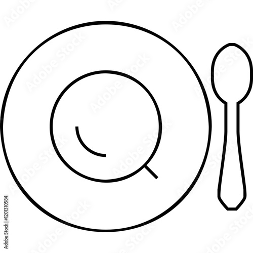 Simple vector icon drink