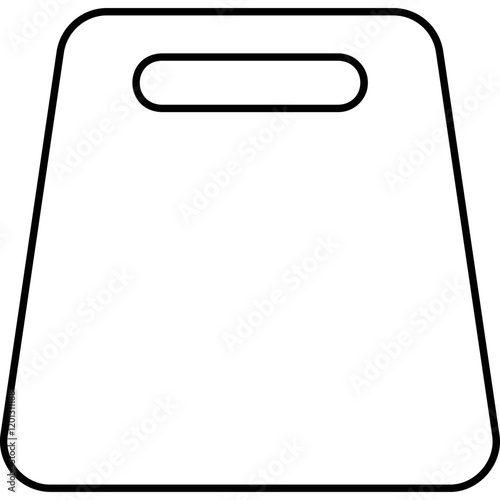 Simple vector icon cutting board