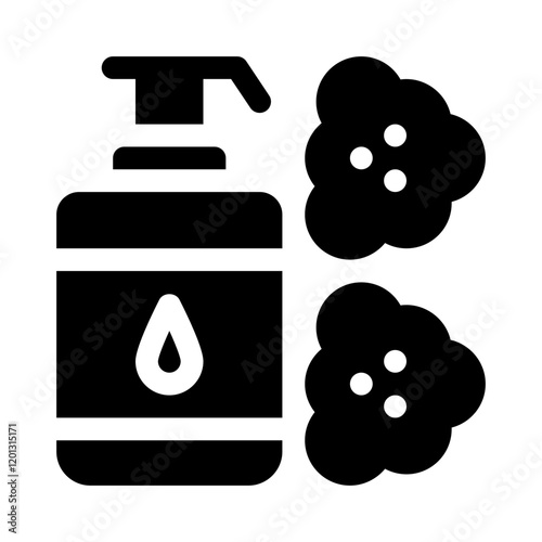 Facial Cleanser glyph icon