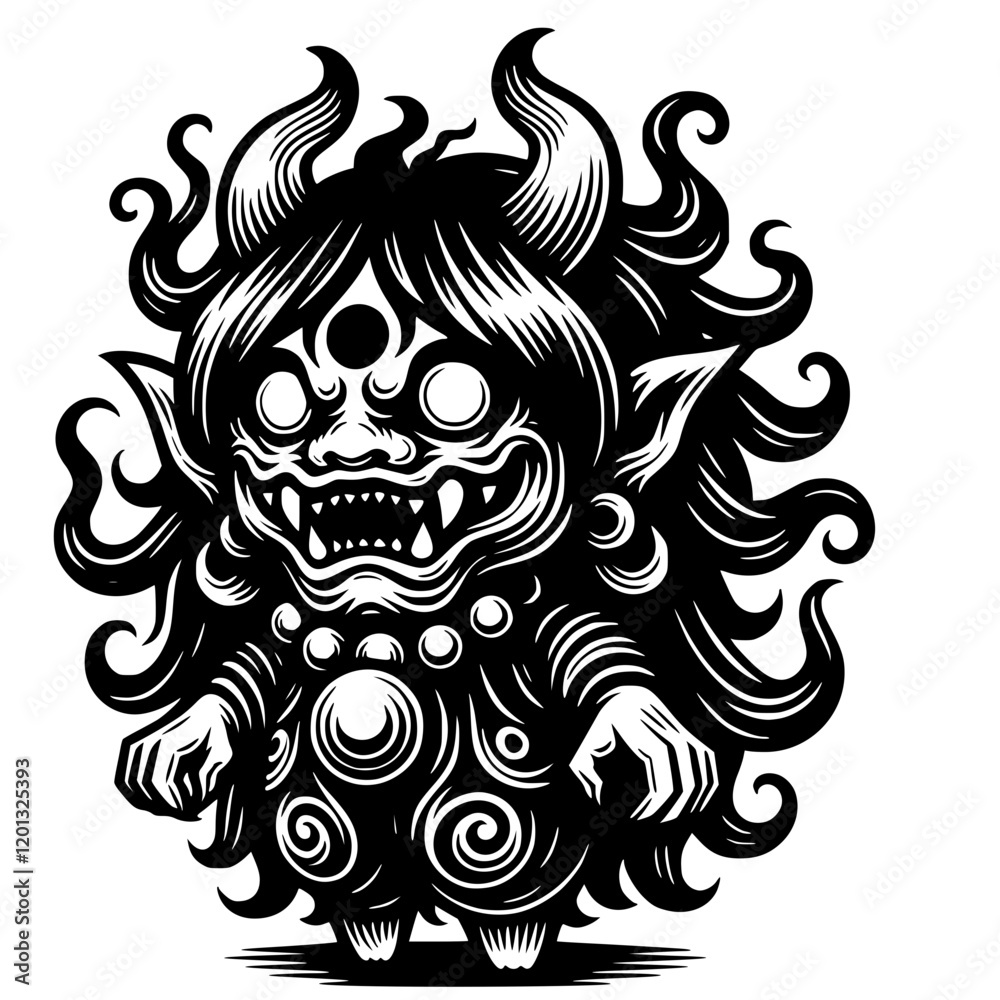Fototapeta premium Japanese Yokai