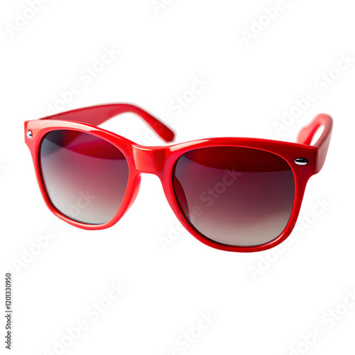 Stylish Red Sunglasses Summer Fashion Accessory Design UV Cool Lens Chic Look   