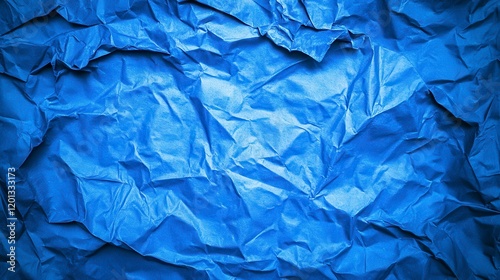 Wallpaper Mural Stunning Blue Crumpled Paper Texture - A Visual Feast for the Eyes. An Abstract Blue Paper Background. A Unique Blue Paper Design. A Modern Blue Paper Art. A Creative Blue Paper Texture. Torontodigital.ca