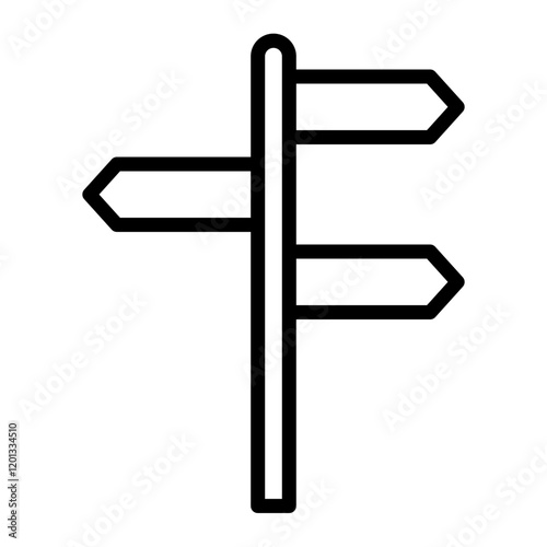 Signs Vector Line Icon Design