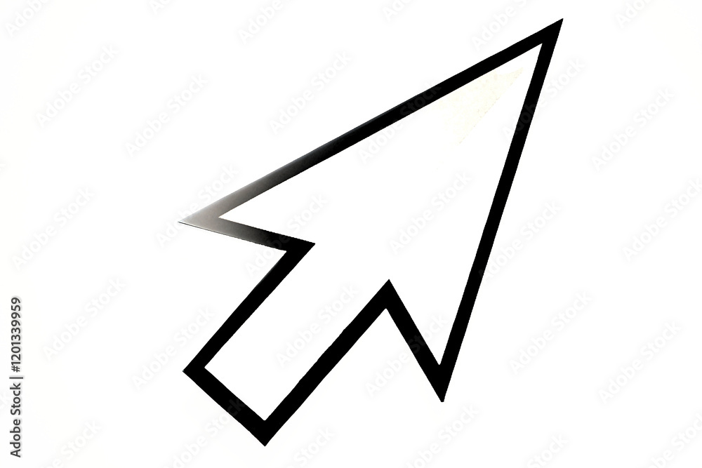 Arrow, pointer pointing upward diagonally Arrow, pointer pointing upward diagonally