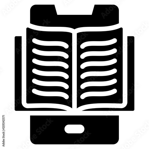 E book  Glyph Icon