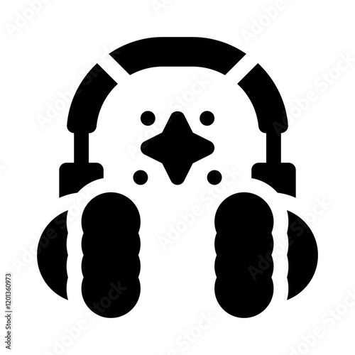 Earmuffs glyph icon