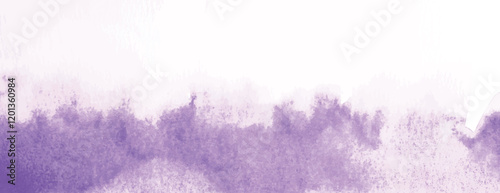 A watercolor background with a purple and white gradient. The background features a soft, textured style. Purple hues dominate the background. Minimal watercolor paint texture background vector