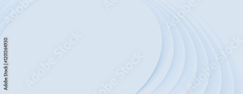 A soft gradient background, background with pastel blue and purple hues, background featuring smooth, layered textures. Abstract minimal curved layered texture background vector