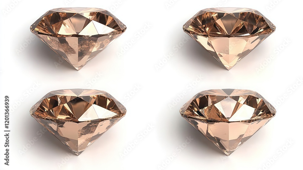 Collection of Shiny Gems Arranged in a Square Pattern Generative AI Collection of Shiny Gems Arranged in a Square Pattern Generative AI