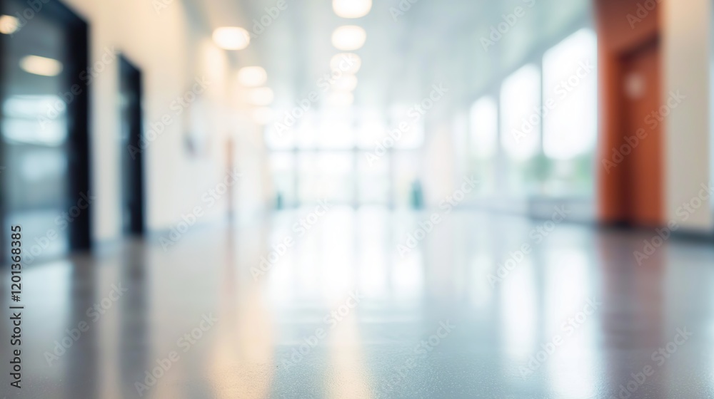 blur image background of corridor in hospital or clinic image blur image background of corridor in hospital or clinic image