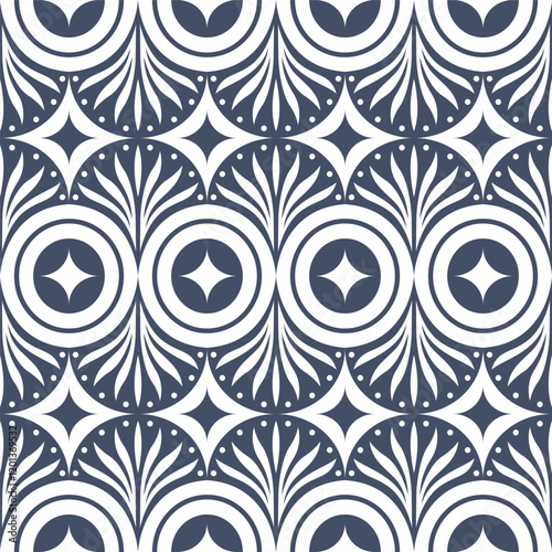Geometric abstract seamless pattern design for background, wallpaper, fabric, textile design, card , wrapping paper, notebook, carpet, diary cover, blanket, decorative, tile design, batik, and etc.