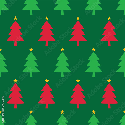 Christmas Tree seamless pattern design for background, wallpaper, textile design, fabric, card , wrapping paper , notebook, diary cover, blanket, blanket for kids, decorative and etc.
