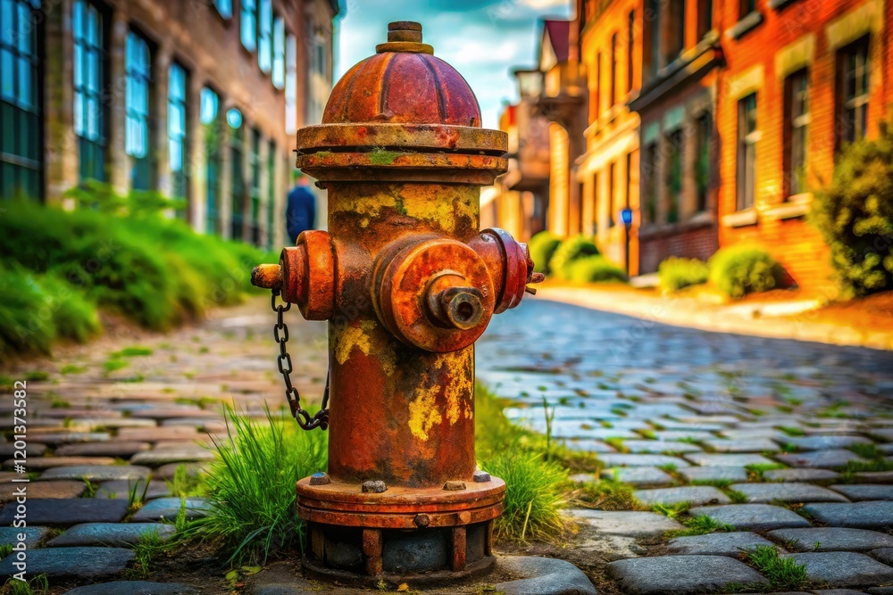 Authentic rusty fire hydrant stock photos: perfect antique fireplug images for design projects. Authentic rusty fire hydrant stock photos: perfect antique fireplug images for design projects.