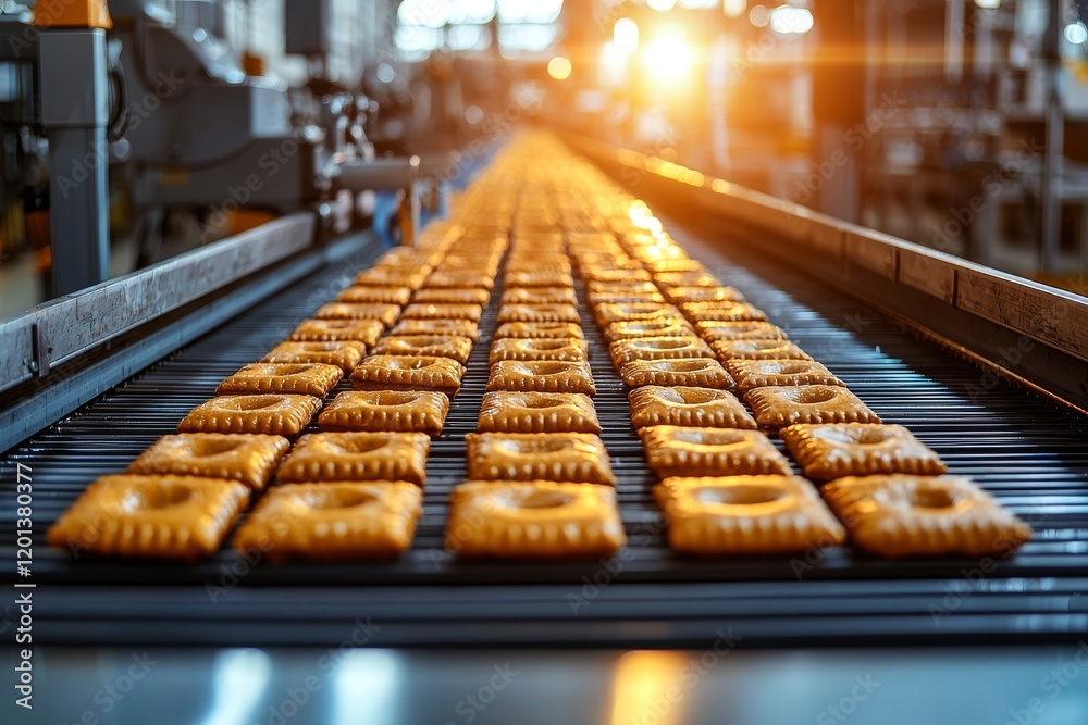 Modern brewery factory conveyor line and numerous steel pipes, styled as an abstract industrial backdrop Modern brewery factory conveyor line and numerous steel pipes, styled as an abstract industrial backdrop