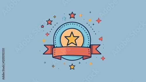 Best Seller Badge Vector Isolated Illustration - Flat Design photo