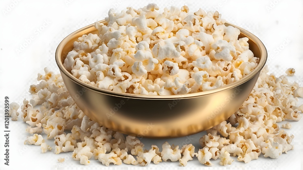 Freshly popcorn overflowing from a golden bowl isolate on transparent background, cutout, png
By NightTampa Freshly popcorn overflowing from a golden bowl isolate on transparent background, cutout, png
By NightTampa