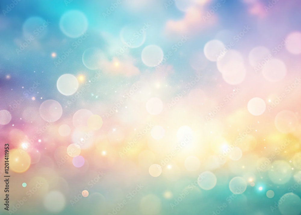 Pastel Blurred Background Panoramic: Grainy Texture White Overlay Stock Photo Pastel Blurred Background Panoramic: Grainy Texture White Overlay Stock Photo