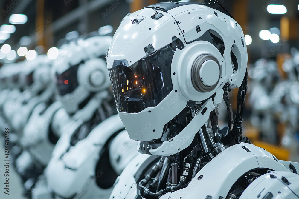 Humanoid robot showcases AI innovation AI generative