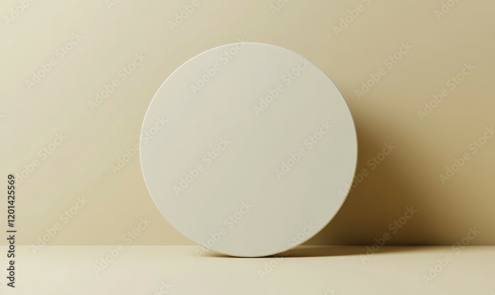 3D rendering of white blank circle shape with shadow in neumorphism style, sphere, blank, design, round 3D rendering of white blank circle shape with shadow in neumorphism style, sphere, blank, design, round