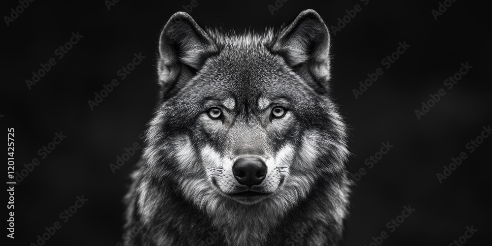 Stunning head shot capturing the essence of a lone grey wolf, showcasing the beauty and majesty of this solitary creature. The grey wolf stands out in this impressive head shot, reflecting its wild Stunning head shot capturing the essence of a lone grey wolf, showcasing the beauty and majesty of this solitary creature. The grey wolf stands out in this impressive head shot, reflecting its wild