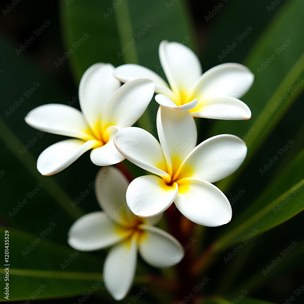There is a white flower that is growing on a plant There is a white flower that is growing on a plant