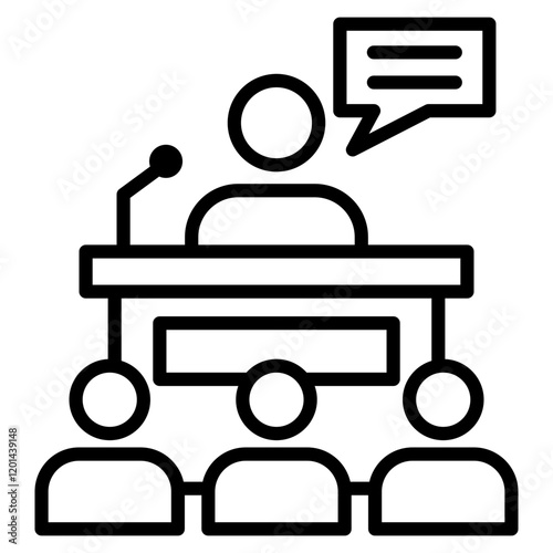 conference single icon