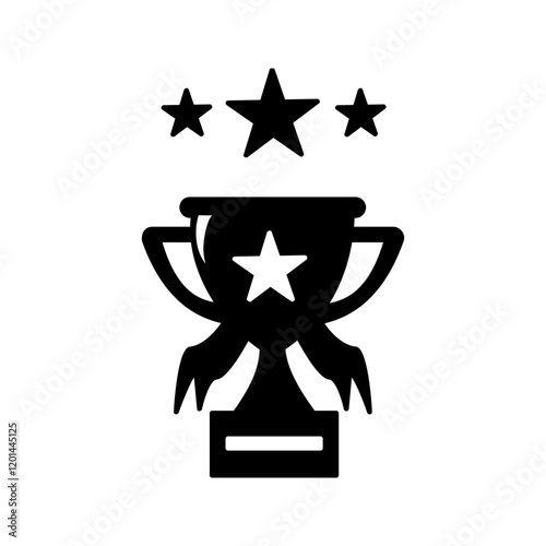 Cup and ribbon linear icon. Line customizable illustration. Contour symbol. Vector isolated outline drawing. Editable stroke
