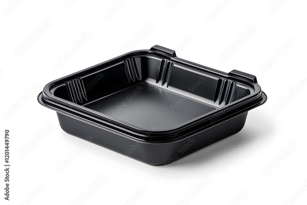 Empty plastic tray mockup isolated on white background, template, design. Empty plastic tray mockup isolated on white background, template, design.