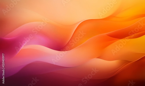 A smooth and blended transition from deep orange to light orange creating an abstract gradient effect, gradient background, smooth blend, color transition, subtle shif photo