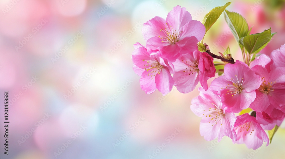 Close-Up Nature Background of Delicate Blooming Flowers with Soft Focus and Blurred Background for Elegant Layouts Close-Up Nature Background of Delicate Blooming Flowers with Soft Focus and Blurred Background for Elegant Layouts