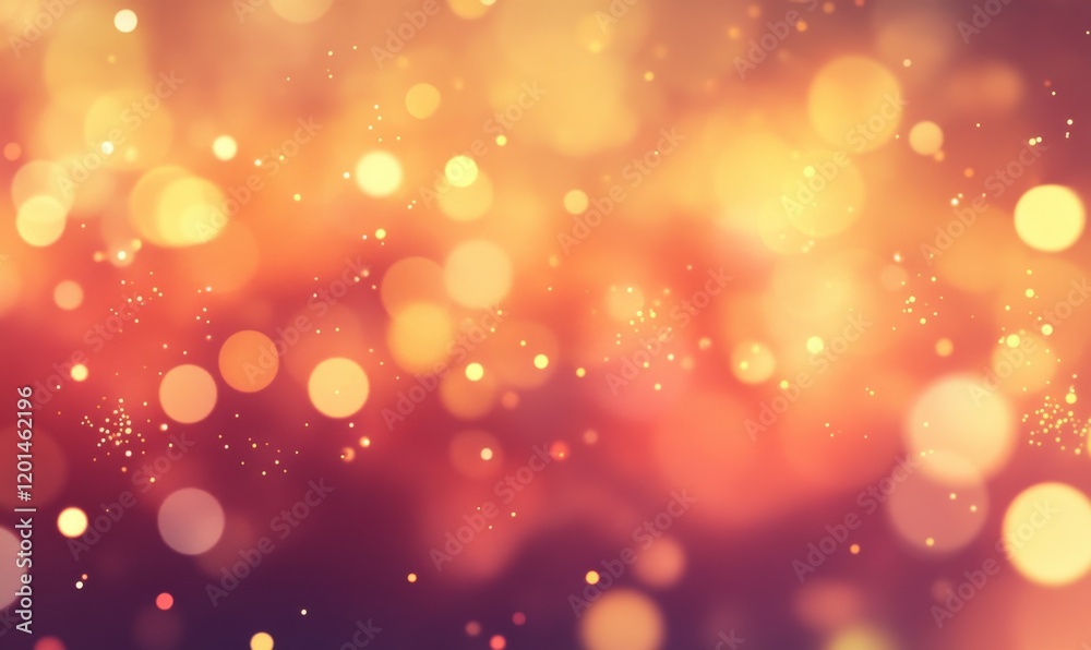 Abstract Light Streaks and Bokeh in Orange and Red Tones Abstract Light Streaks and Bokeh in Orange and Red Tones