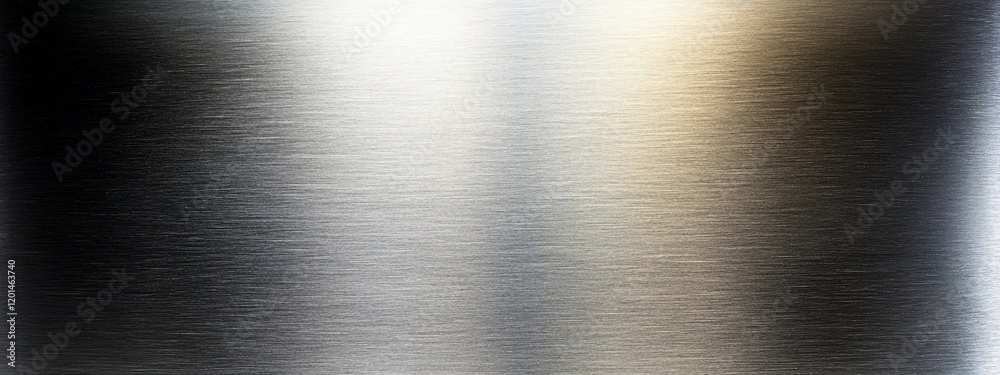 Brushed metal texture background with gradient from dark to light. Brushed metal texture background with gradient from dark to light.