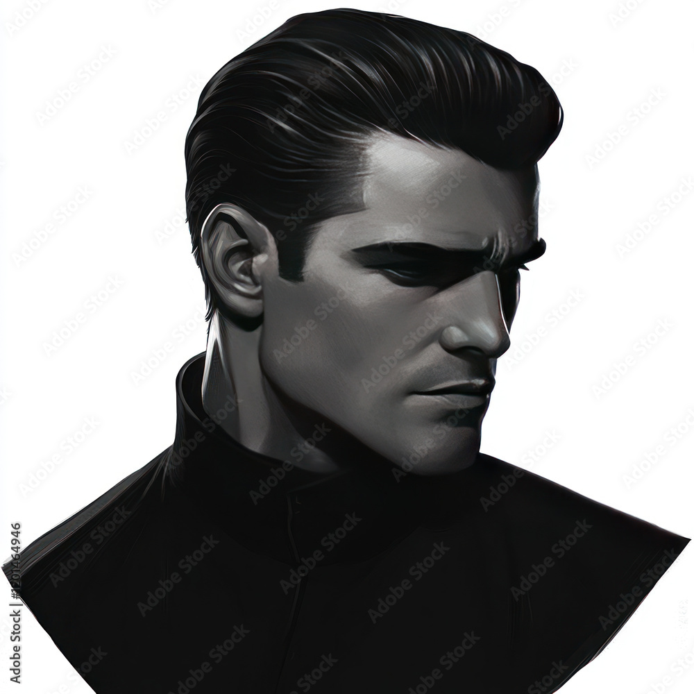 Fototapeta premium hairstyle man