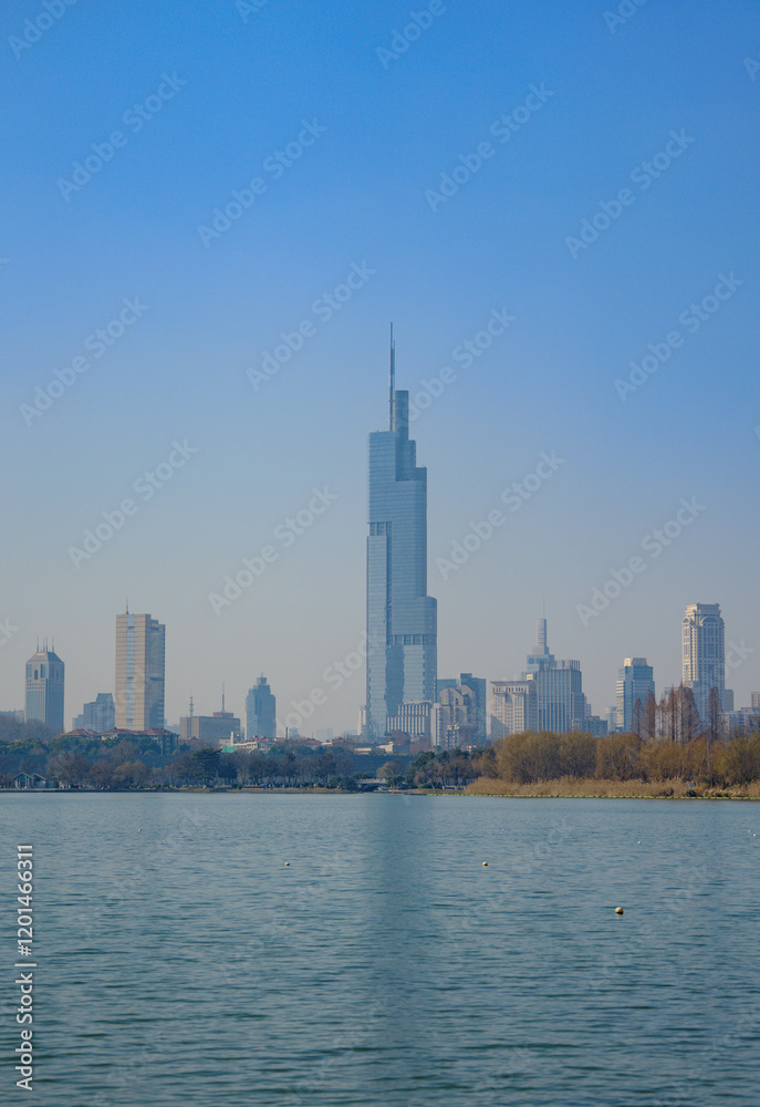 Fototapeta premium Xunwu Lake Nanjing China